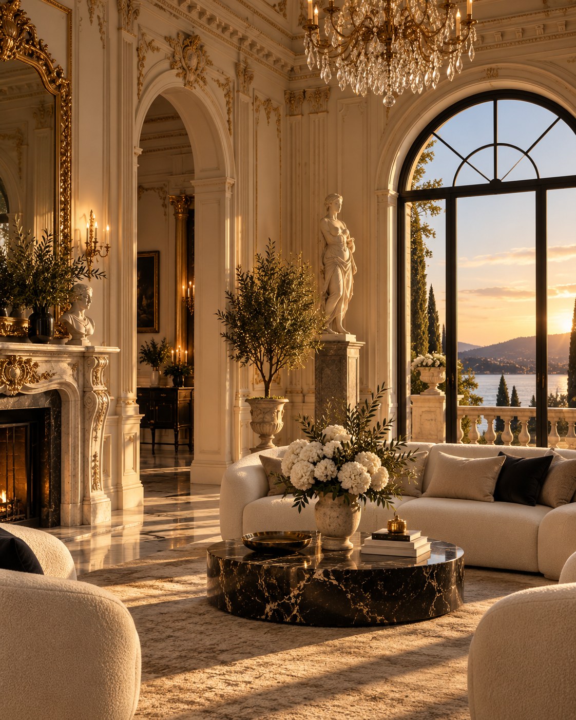 A luxurious sunlit interior created with PersonaHouse